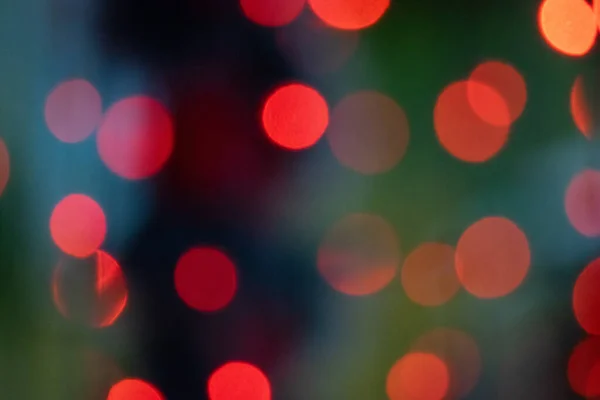 Fairy defocus red abstract background carnival lights — Stock Photo, Image