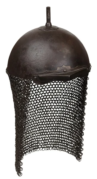 kask zincir zırhı.