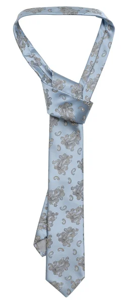 Cravate en soie bleue — Photo