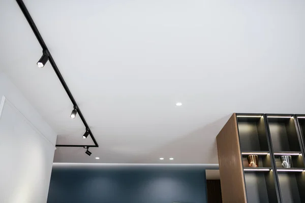 Modern Lighting Black Lamps New Stylish Interior Design House — стоковое фото