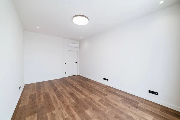 Empty Spacious Large Bright Loft Style Room Wood Floor — Foto de Stock