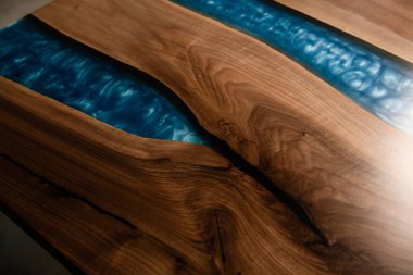 Masada ahşap ve epoksi dokusu