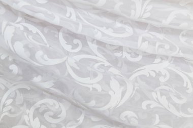 expensive tulle for the windows of the interior of the house