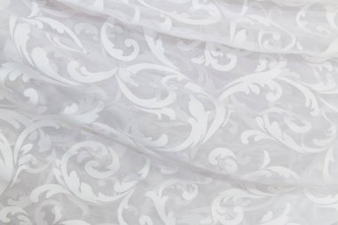 expensive tulle for the windows of the interior of the house