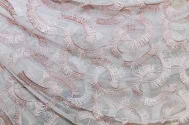 expensive tulle for the windows of the interior of the house