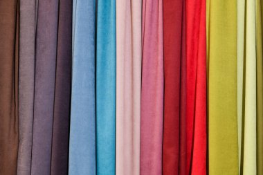 Various expensive curtains for the interior of the house
