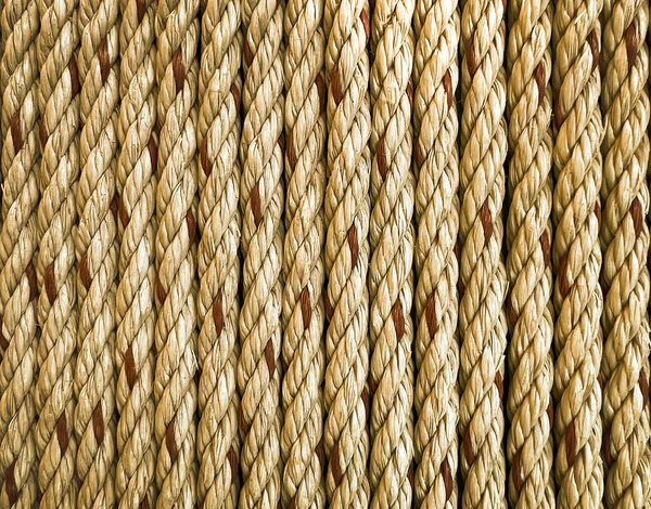 The rope background is made from natural jute trees that have been dried and tied together.