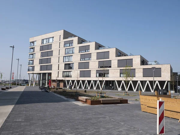 Terneuzen Netherlands April 2022 New Construction Project Kampanje Terneuzen Apartments — Foto de Stock