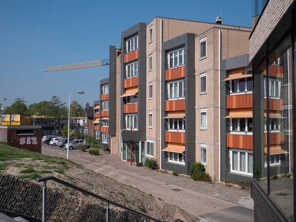 Terneuzen Países Bajos Abril 2022 Apartamentos Nueva Construcción Centro Terneuzen — Foto de Stock