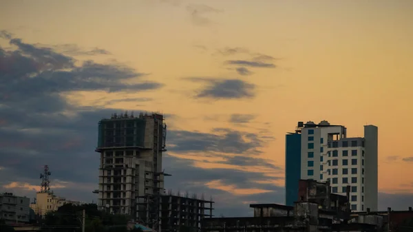 Skyline Chittagong City Evening Agrabad Chittagong Bangladesh — Stock Photo, Image