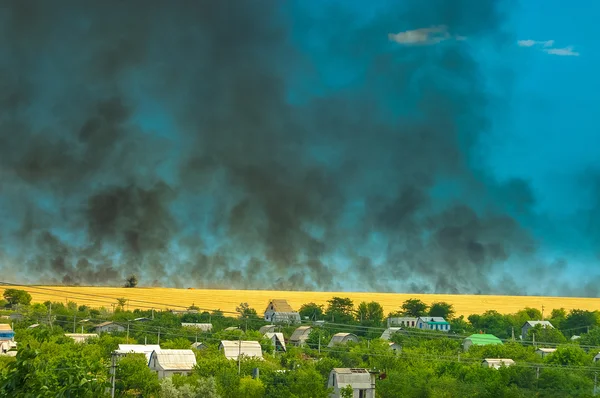 Field Burning — Stock Photo, Image