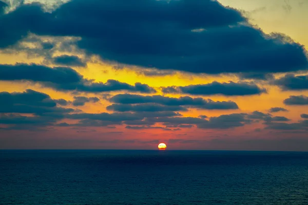 Sunset over the sea Royalty Free Stock Images
