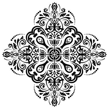 damasko seamless modeli. arka plan