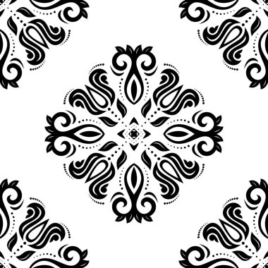 şark sorunsuz vektör desen. arka plan