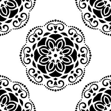 damasko seamless modeli. arka plan