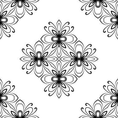 damasko seamless modeli. arka plan