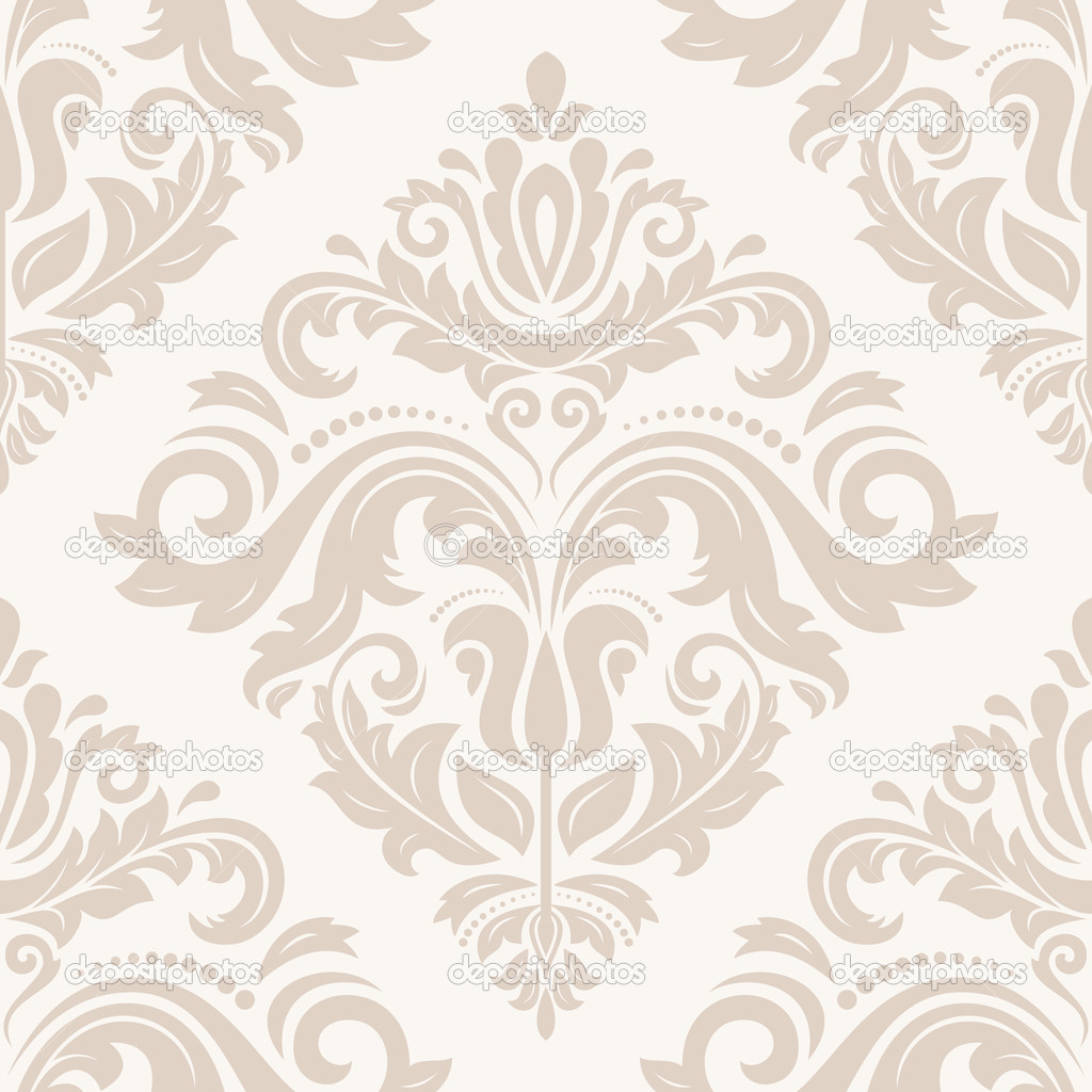 Damask Seamless Pattern. Abstract Background