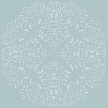 Arabesk ile Klasik Kusursuz Vektör Güzel Desen