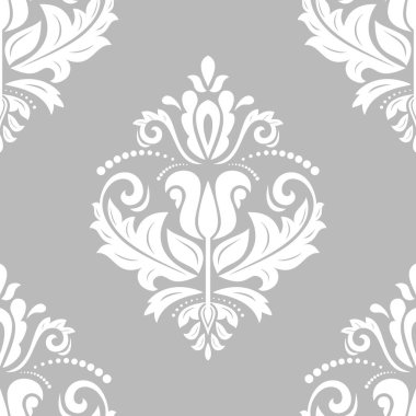 Arabesk ile Klasik Kusursuz Vektör Güzel Desen