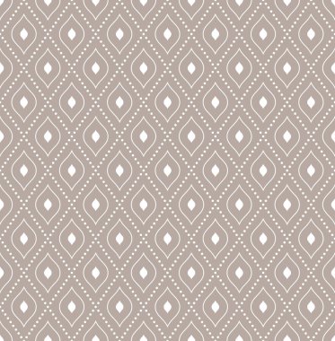 Noktalı Rhombuslarla Kusursuz Geometrik Vektör Deseni