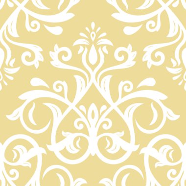 Arabesk ile Klasik Kusursuz Vektör Güzel Desen