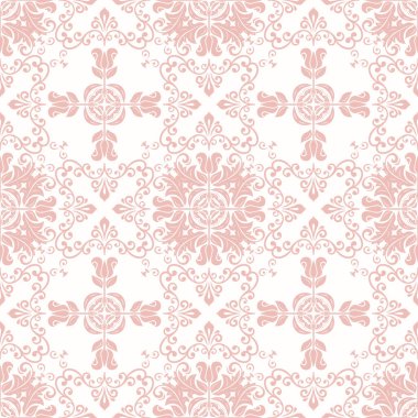 Arabesk ile Klasik Kusursuz Vektör Güzel Desen