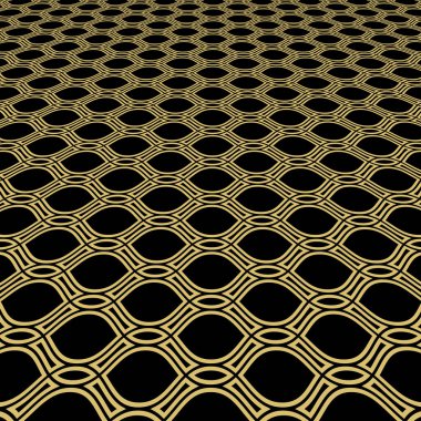 Perspektifli Modern Vektör Geometrik Desen