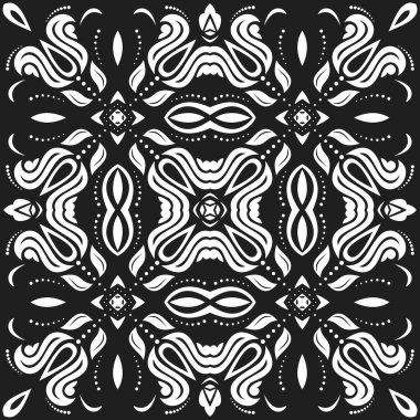 Çeşitli Arabesk 'lerle Klasik Vektör Güzel Desen