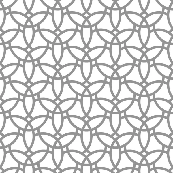 Geometrische Seamless Vector Fine Pattern. Klassisches Ornament — Stockvektor