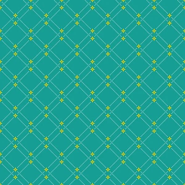 Modèle vectoriel géométrique sans couture avec losanges à pointillés — Image vectorielle