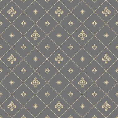 Birkaç Kraliyet Zambağı ile Kusursuz Vektör Deseni