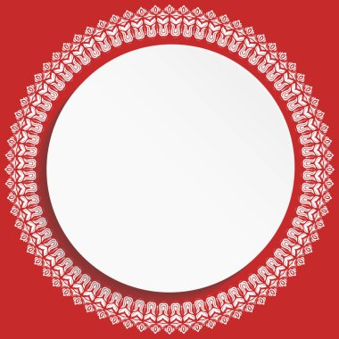 Çiçek Elementleriyle Kış Vektörü Frane