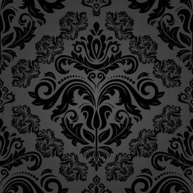 Arabesk ile Klasik Kusursuz Vektör Güzel Desen