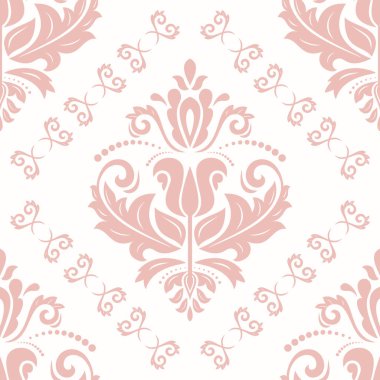 Arabesk ile Klasik Kusursuz Vektör Güzel Desen