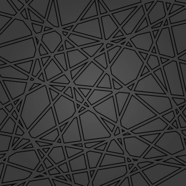 Modern Süslemeli Geometrik Vektör Deseni