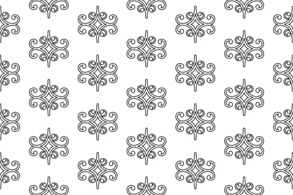 Arabesk ile Klasik Kusursuz Vektör Güzel Desen