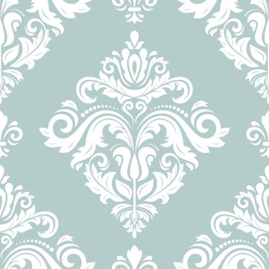 Arabesk ile Klasik Kusursuz Vektör Güzel Desen