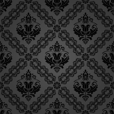 Arabesk ile Klasik Kusursuz Vektör Güzel Desen