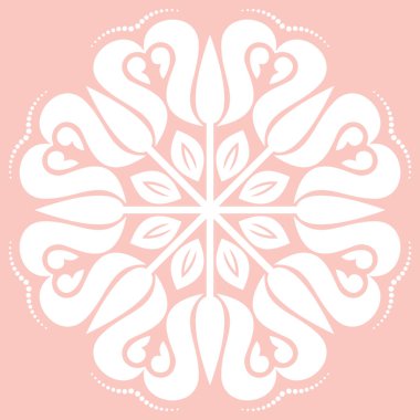 Çeşitli Arabesk 'lerle Klasik Vektör Güzel Desen