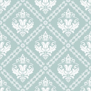 Arabesk ile Klasik Kusursuz Vektör Güzel Desen