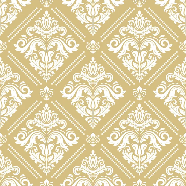 Arabesk ile Klasik Kusursuz Vektör Güzel Desen