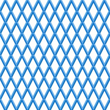 Kusursuz geometrik soyut vektör deseni eşkenler. Geometrik modern mavi ve beyaz süs. Kusursuz modern arkaplan