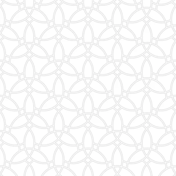 Seamless Vector Ornament Modern Wavy Background Geometric Modern Light Grey — Vector de stock