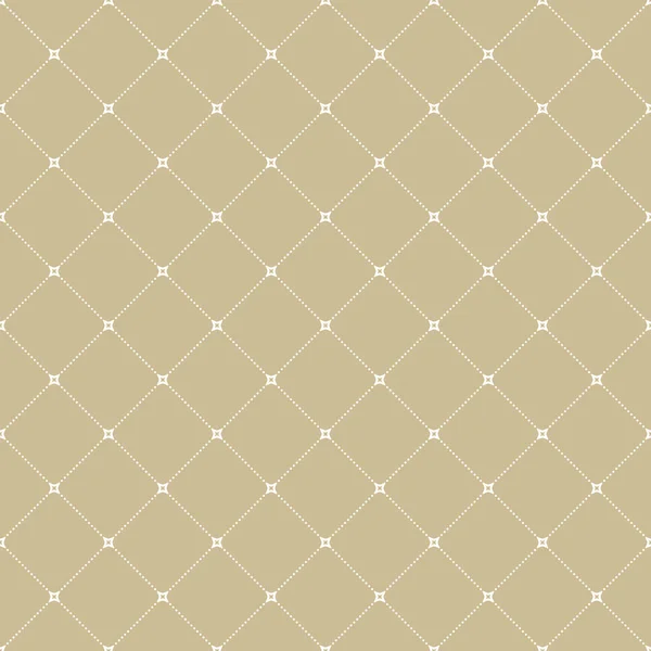 Geometrisches Punktevektormuster Beige Und Weiß Nahtlose Abstrakte Moderne Textur Für — Stockvektor