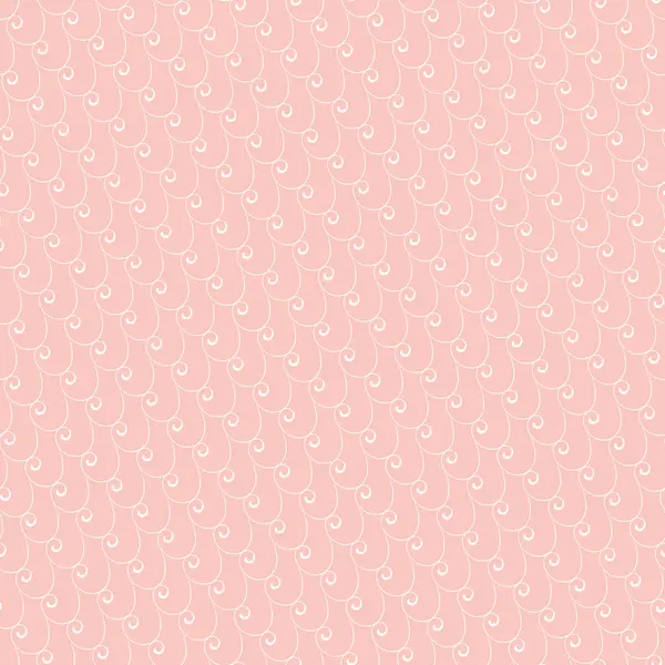 シームレスなベクトル装飾 現代の波の背景 幾何学的モダンなピンクと白のパターン — ストックベクタ