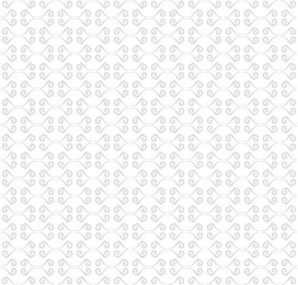 Классический Бесшовный Векторный Рисунок Дамасская Ориентация Светло Серебряная Белая Классический — стоковый вектор