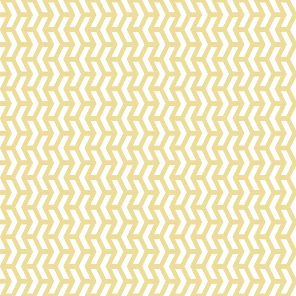 Patrón Vectorial Geométrico Con Flechas Blancas Adorno Geométrico Moderno Amarillo — Archivo Imágenes Vectoriales