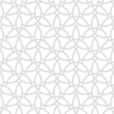 Kusursuz vektör süsü. Modern açık gri dalgalı arka plan. Geometrik modern desen
