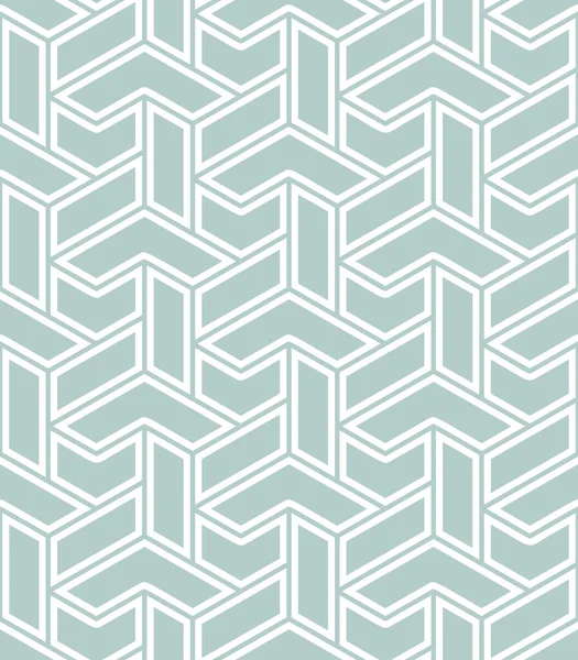 为您的设计提供无缝几何背景 现代浅蓝色和白色矢量装饰品 几何抽象模式 — 图库矢量图片