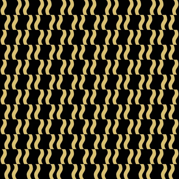 シームレスなベクトル装飾 波状の形をしたモダンな波状の背景 幾何学的現代パターン — ストックベクタ